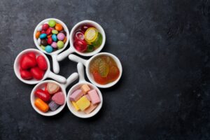 Bunte Süßigkeiten